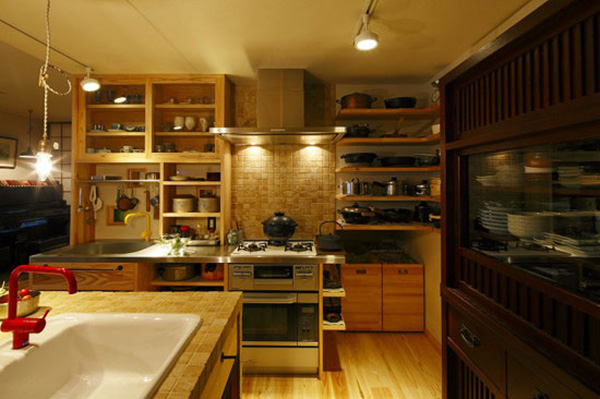 日式厨房装修，打造清新淡雅厨房