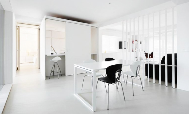 纯白简约风格装修 让空间变得简洁和宽敞
