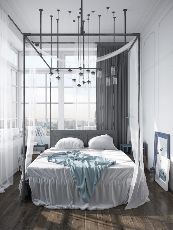 十款北欧风格卧室效果图，教你打造清爽简约卧室