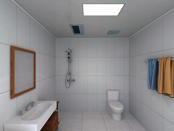 #卫生间装修设计# 卫生间吊顶知取暖器装修