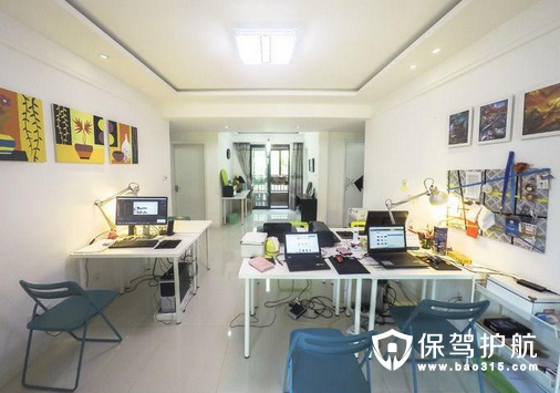 一, 小型办公室空间设计 小型办公室装修效果图之家庭温馨