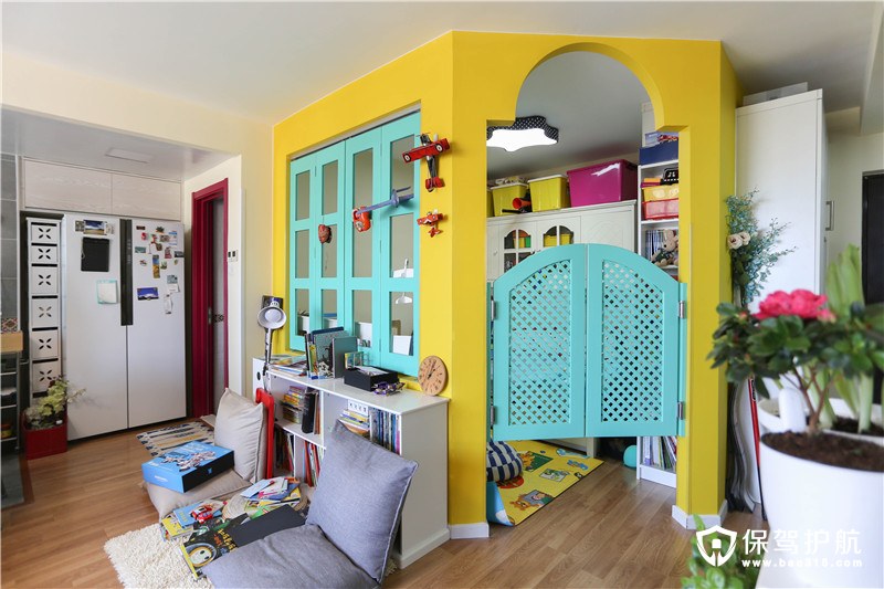 颜色鲜艳的儿童房装修效果图