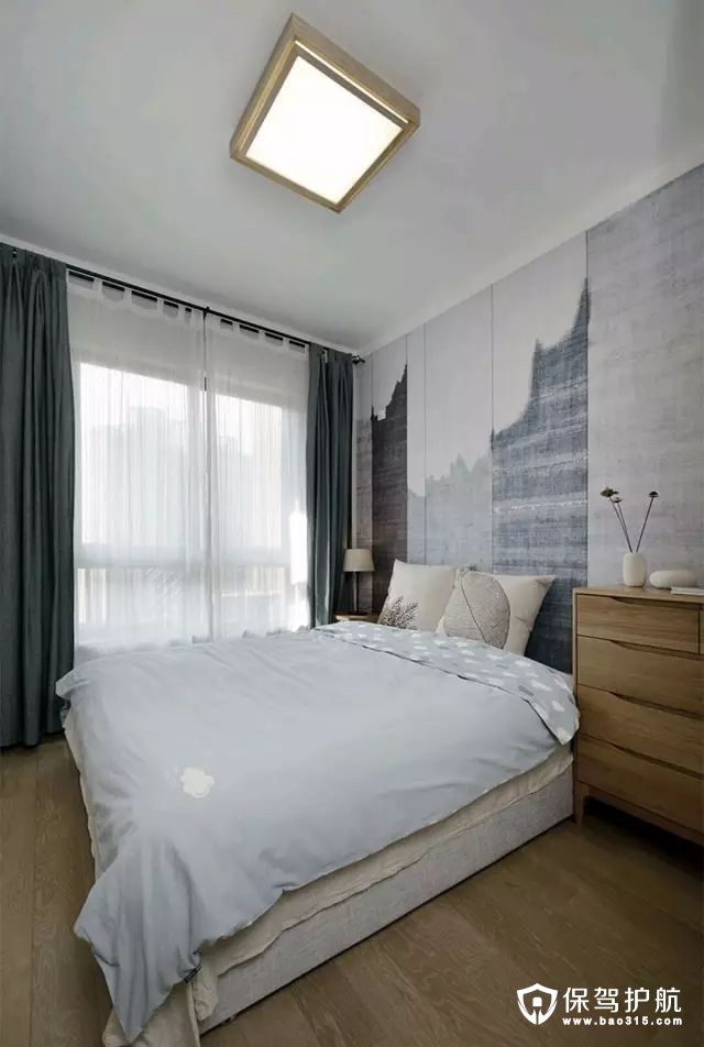 现代新中式风格卧室装修效果图