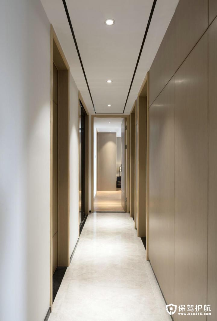 简单高档现代中式风格走廊装修效果图
