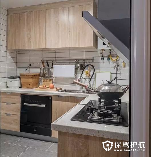 厨房装修日式收纳及空间的运用总能提升家的质感。