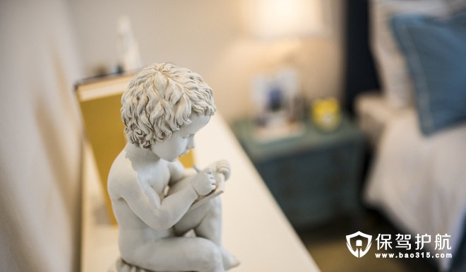 地中海罗马小孩雕塑摆件
