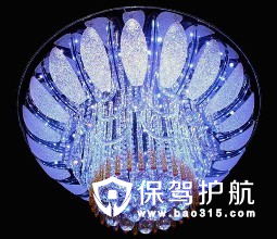 水晶材质灯具
