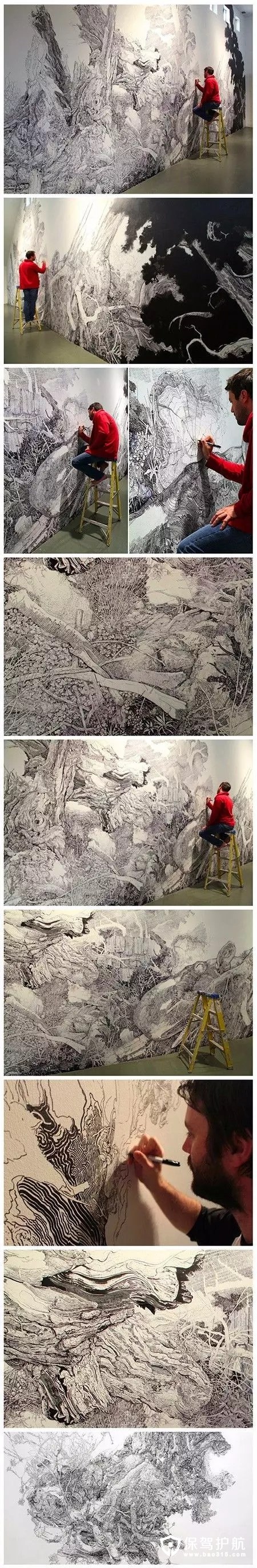 加利福尼亚艺术家 肖恩·沙利文手绘墙