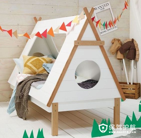 【家具】10个真正独特的儿童床，舒适性与功能性并存!