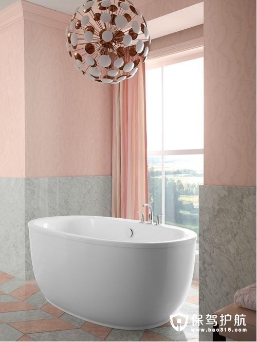 粉色卫生间设计