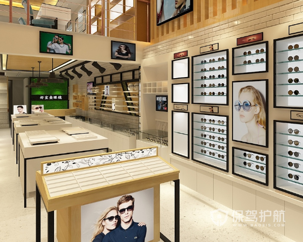 70平米眼镜店的设计思路与效果图-眼镜店装修