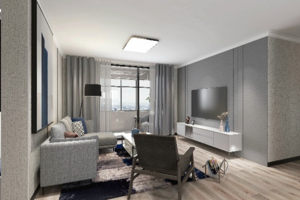 演绎内敛的审美情趣 108平简欧雅居