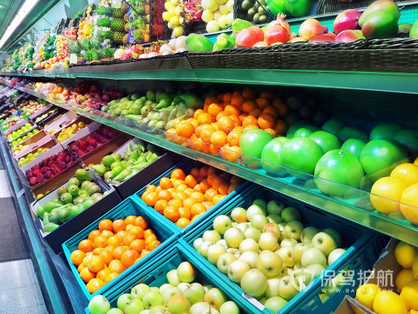水果超市装修效果图-保驾护航
