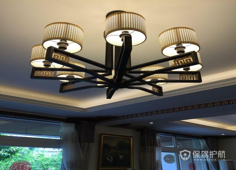 中式客厅灯具装饰效果图-保驾护航装修网