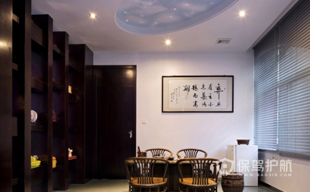 中式风格茶水室吊顶设计