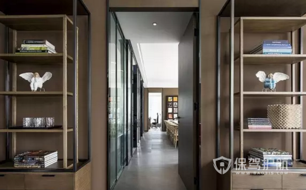 中式办公室休息区走廊设计