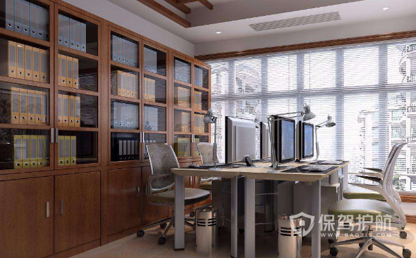中式办公室文件柜设计