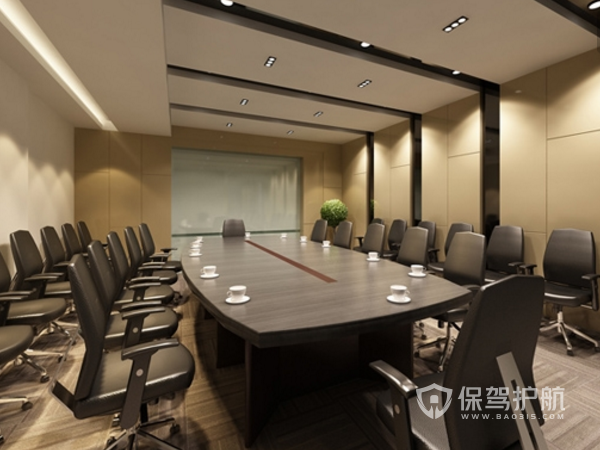 欧式公司高层会议室装修效果图