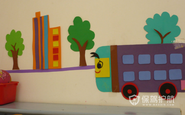 幼儿园墙面装修实景图