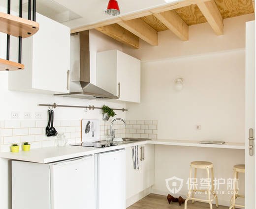 单身公寓小户型厨房装修效果图-保驾护航装修网