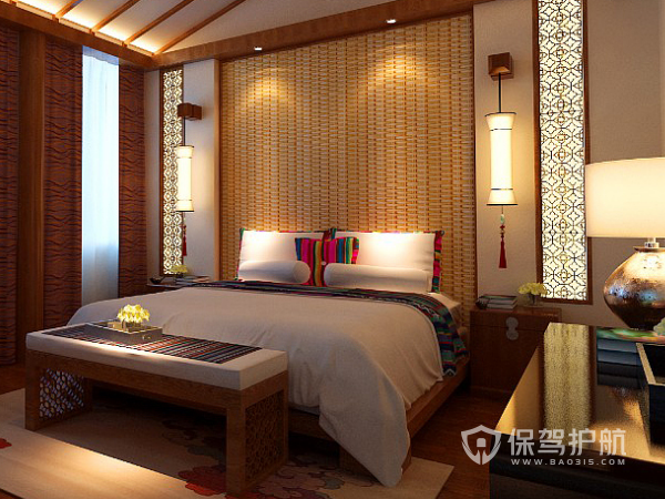 中式风格酒店装修设计效果图