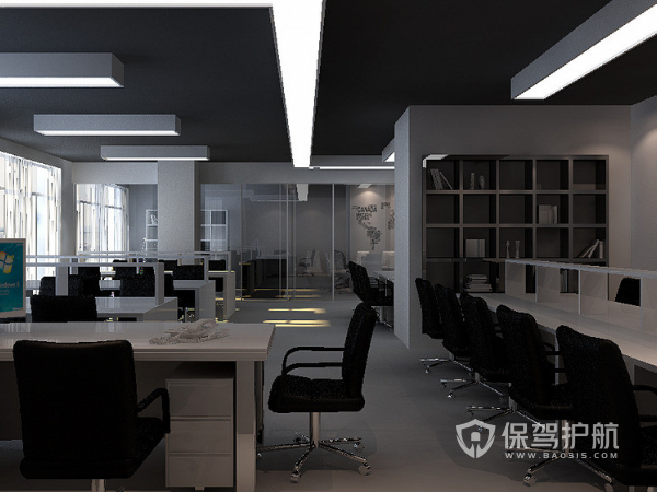办公室设计效果图