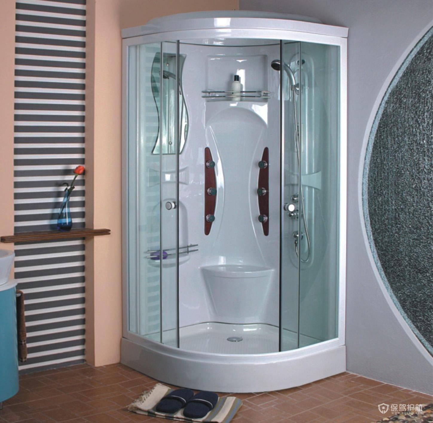 卫生间淋浴房效果图-保驾护航装修网
