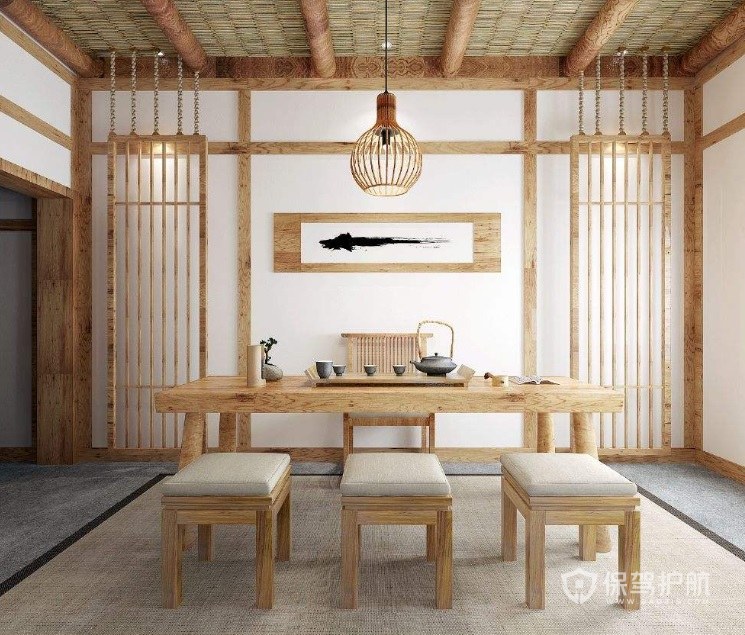 日式古典民宿装修效果图