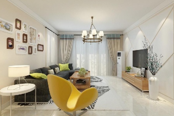 78㎡混搭风格，缇香郡