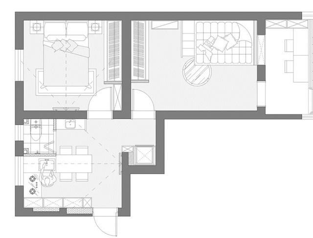 55m²老破小旧房装修改造-保驾护航装修网 55m²老破小旧房装修改造-保驾护航装修网