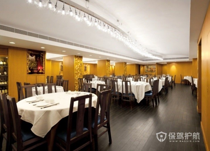 简约传统中式餐厅装修效果图