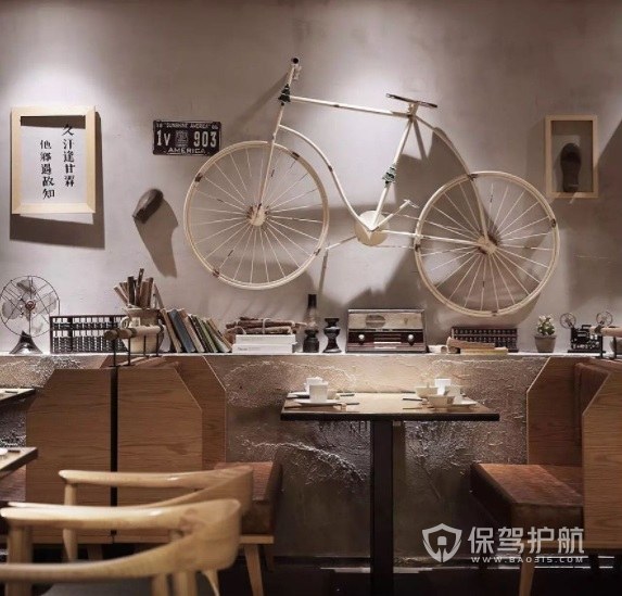 日系工业复古餐厅装修效果图
