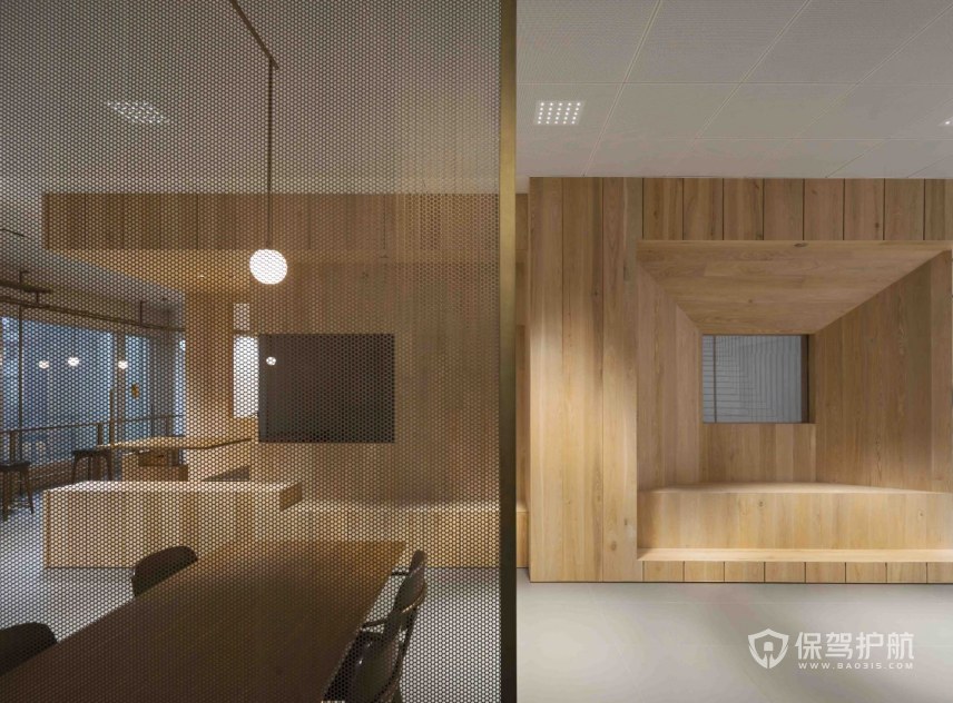 日式风格办公会议室装修效果图