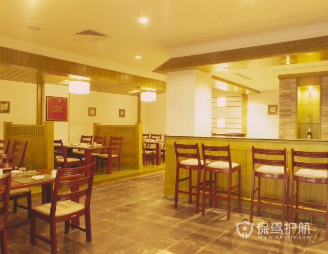 明清中式餐厅装修效果图