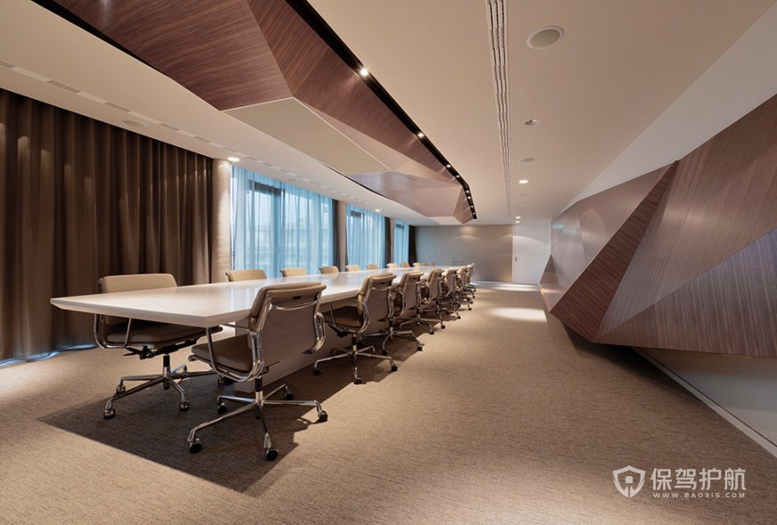 新古典风格办公会议室装修效果图