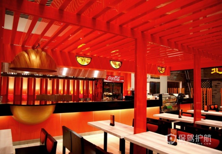 中式特色创意餐厅装修效果图