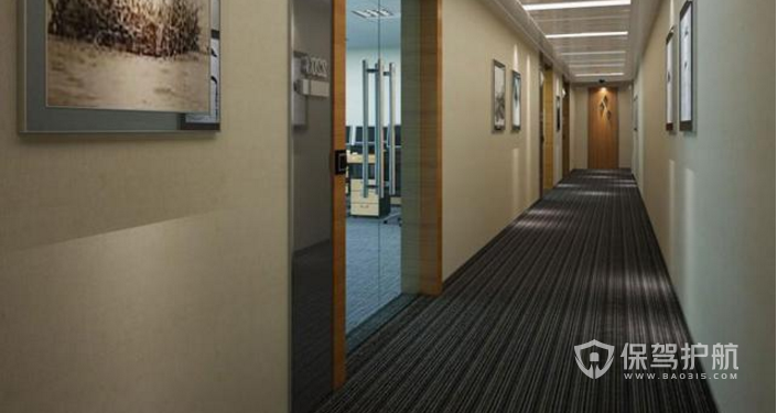 大公司办公楼走廊装修效果图