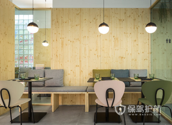 日式北欧风格饭店桌椅设计效果图