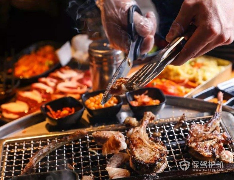 韩国烤肉店装修图-保驾护航