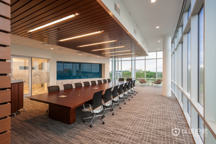 现代风格办公会议室装修效果图