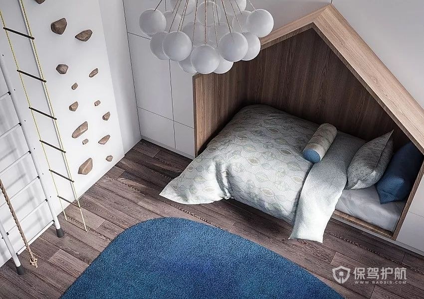 极具个性的极简卧室榻榻米装修效果图