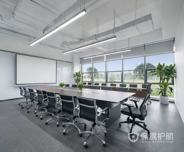 现代风格办公会议室装修效果图