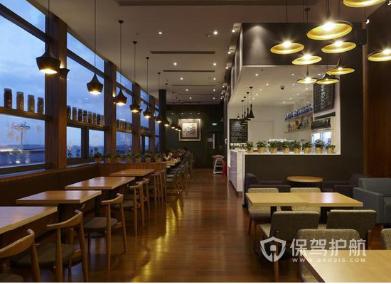 日式风格咖啡屋灯光设计效果图