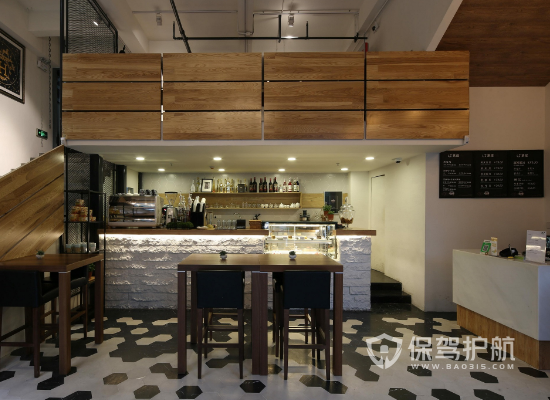 现代简约风格咖啡馆用餐区装修效果图