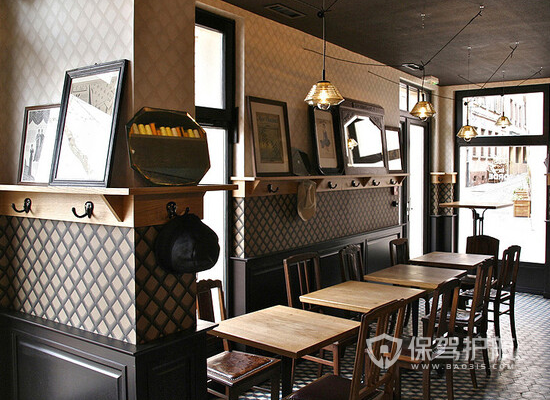 71平米美式风格咖啡馆装修效果图