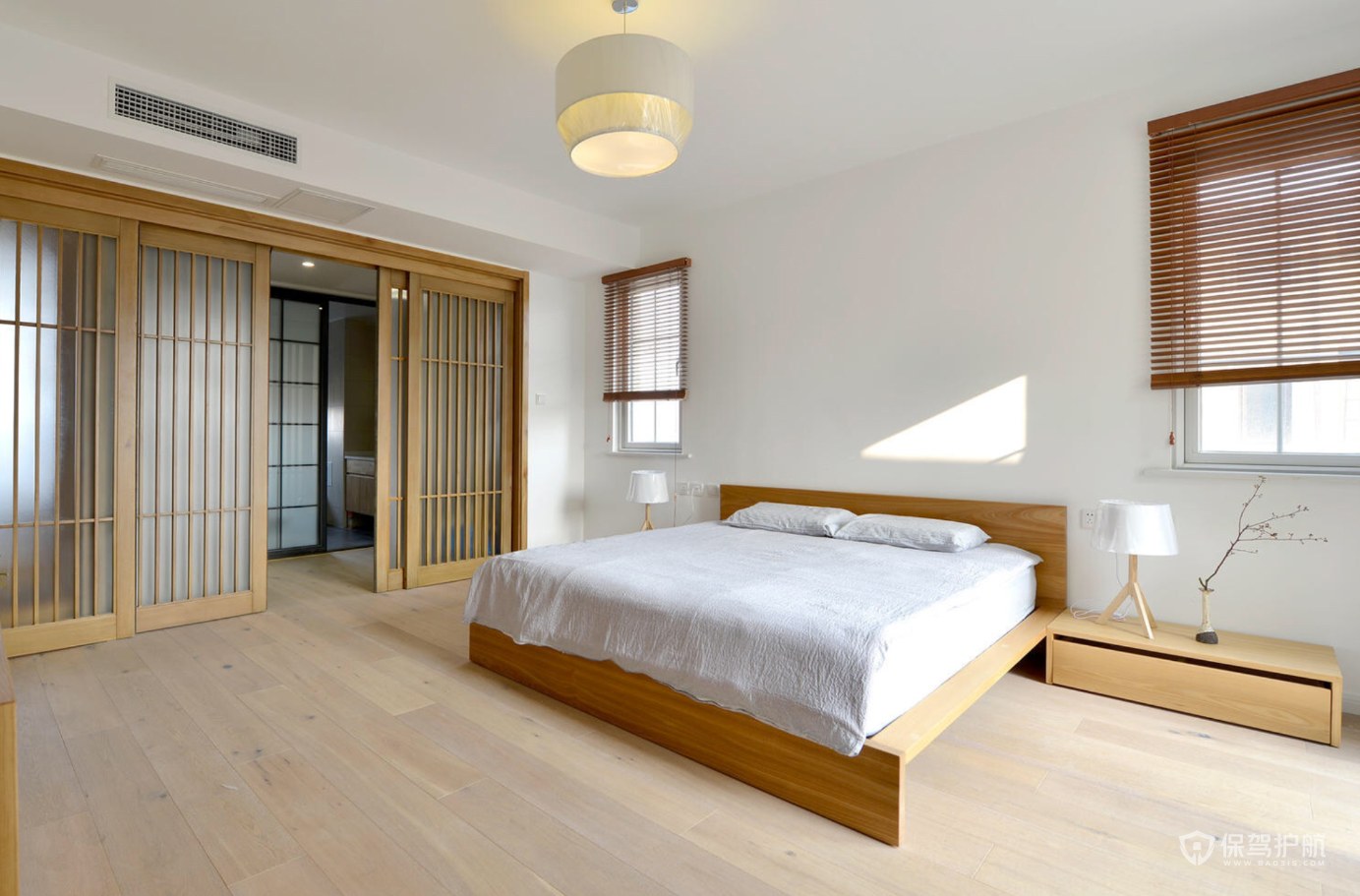 140平日式风三居室卧室装修效果图