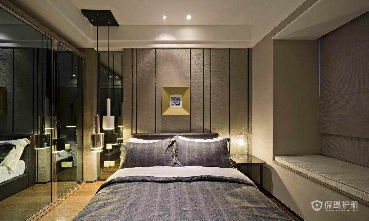 日式简约大平层卧室装修效果图