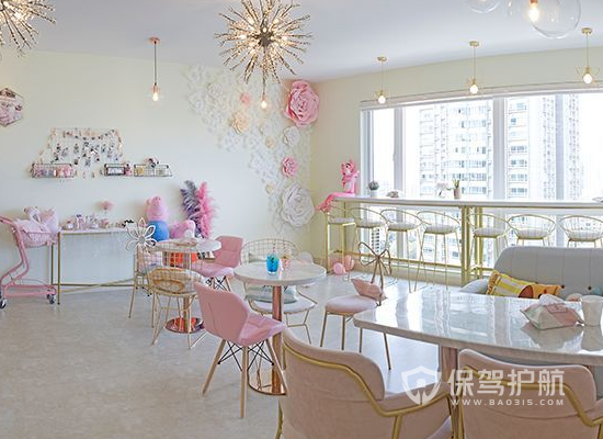33平米现代风格奶茶店装修效果图