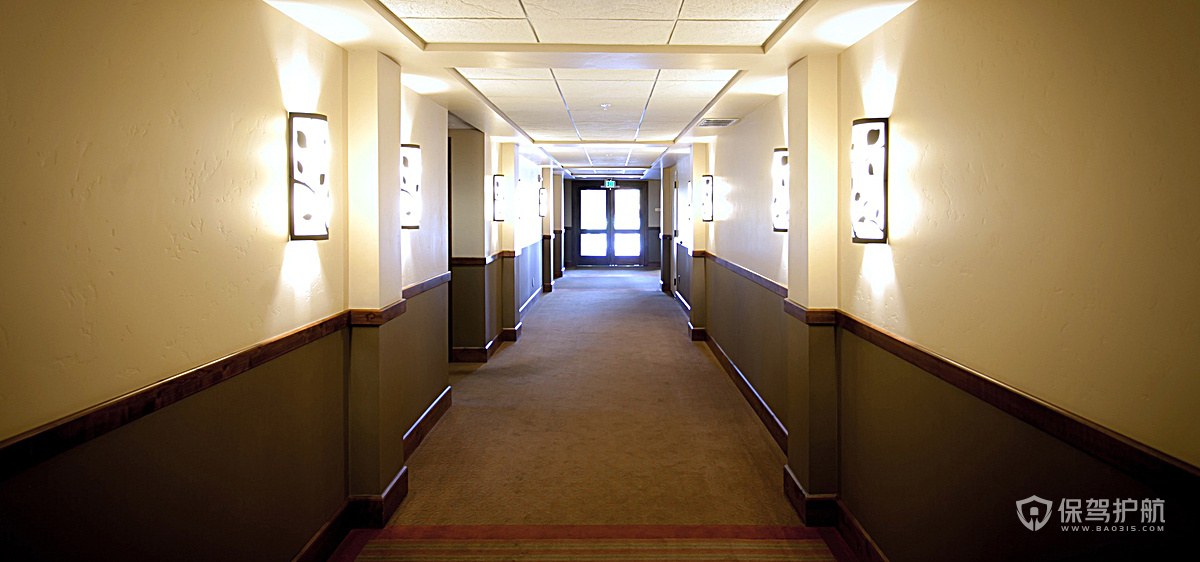 酒店走廊壁灯效果图-保驾护航装修网