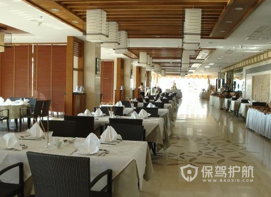 135平米现代风格西餐厅装修效果图